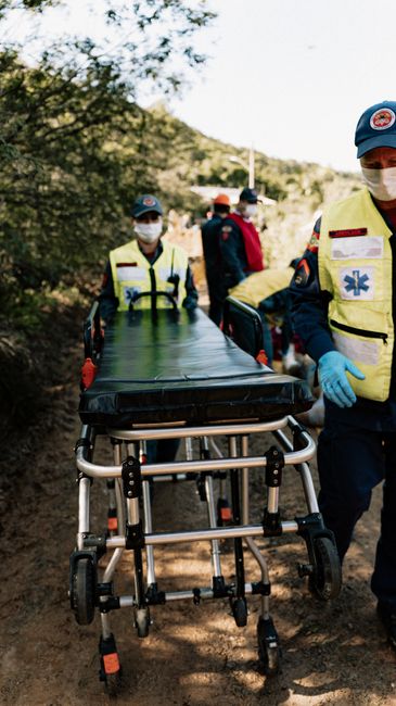 Traslado del paciente al centro sanitario